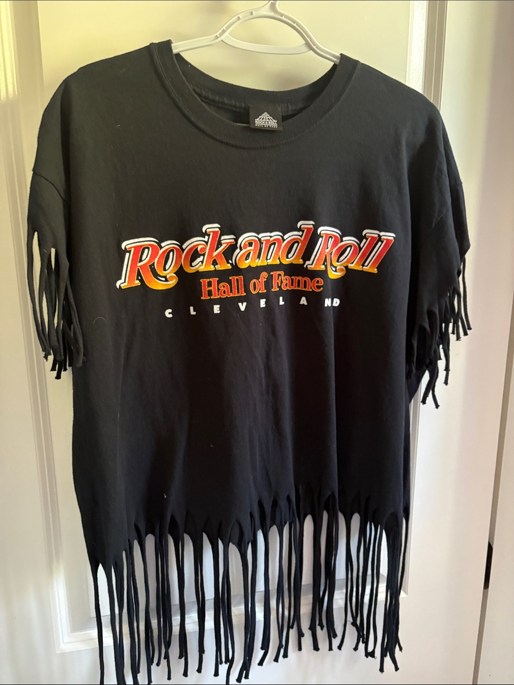 Rock and Roll Hall of Fame Kids Black Fringe T-Shirt